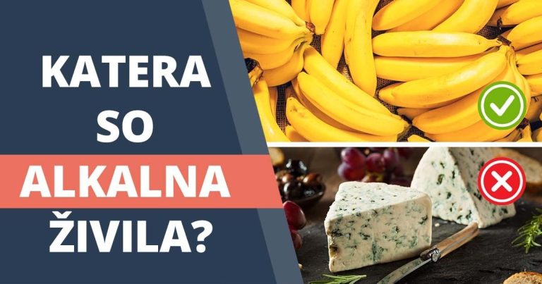 Bazična hrana & seznam živil: Premagaj zakisanost telesa 🇸🇮